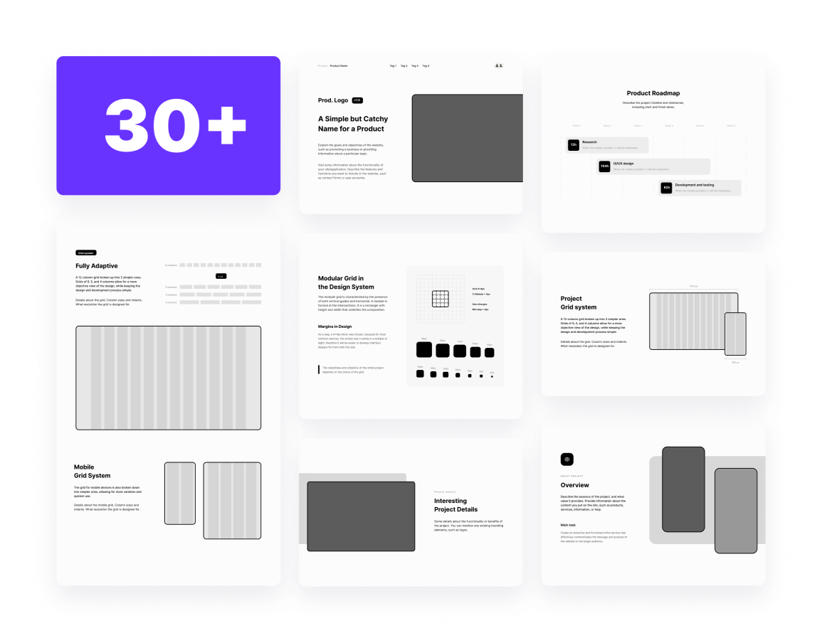 Behance screens