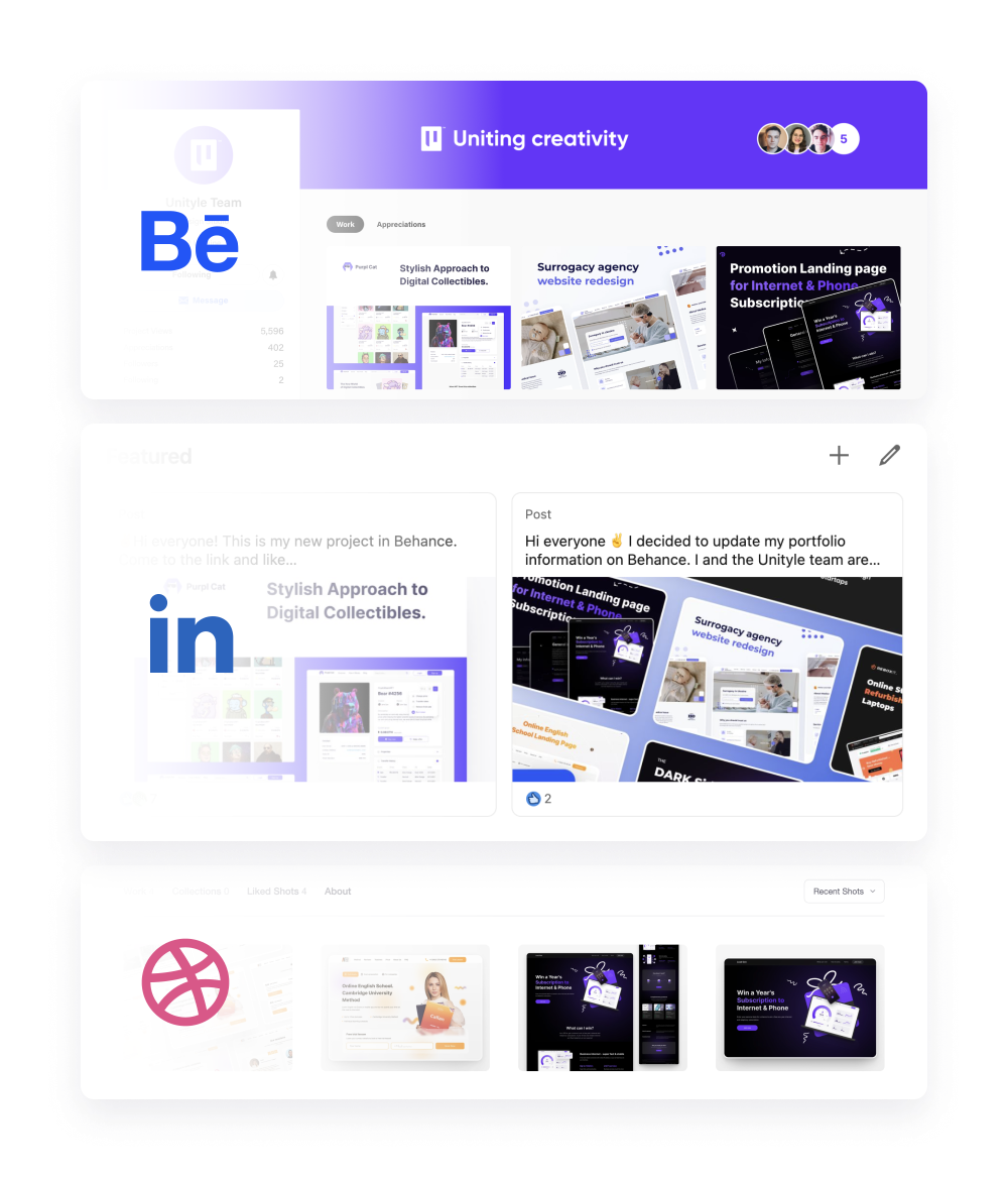 Create any portfolio